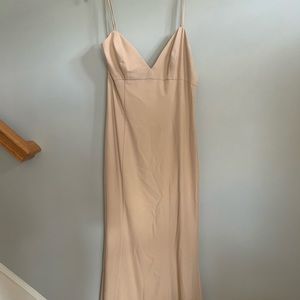 Tags still on!Fawn colored bridal dress.Never worn